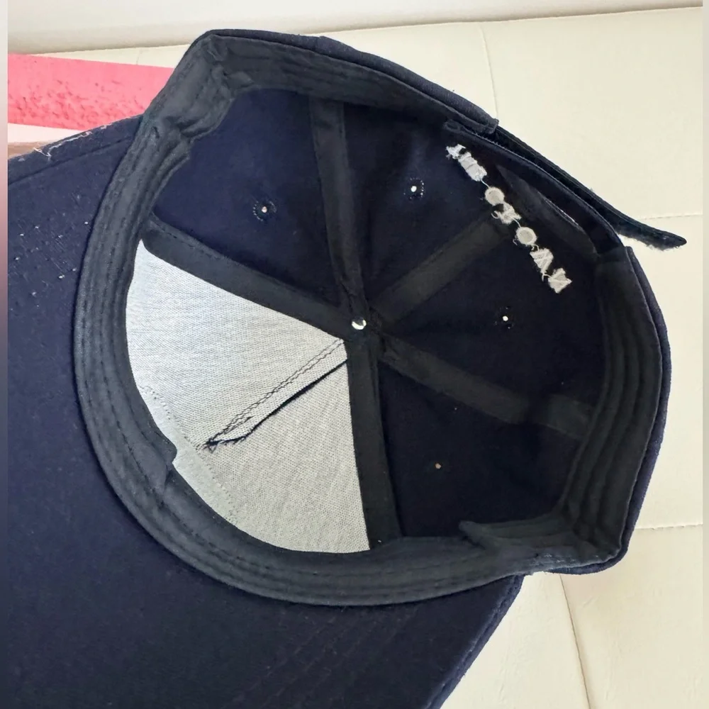 Netflix “The Crown” Navy Blue Cap with Crest